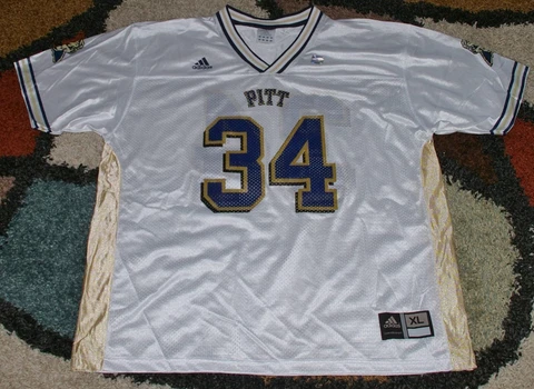 NCAA Pittsburgh PITT Panthers Mesh Jersey Adidas White Adult Size XL Cover