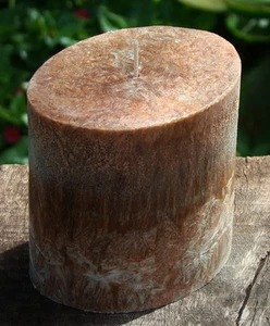 70hr CHAI TEA Spicy Cardamon Cloves Cinnamon SCENT Oval Eco Candle FREE SHIPPING - Picture 1 of 24