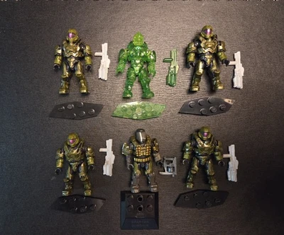 Mega Construx Halo Gungir active camo Helioskrill Helljumper x6 100% Complete! - Image 1 of 4