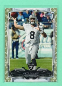 2014 Topps Matt Schaub #237 Military Camo /399 - Picture 1 of 2