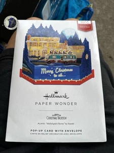 Hallmark Paper Wonder Lights, Music, National Lampoon's Christmas Vacation Card - Picture 1 of 3