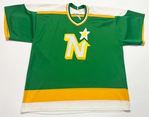 Vintage CCM Minnesota North Stars NHL Hockey Jersey Man XL Green Sleeve Cut? - Picture 1 of 6