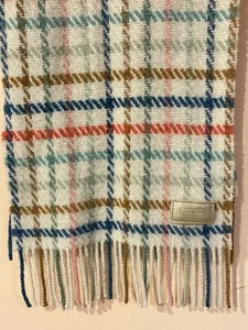 Sciarpa silenziatore collo COACH lana cashmere modello check autofrangente 9,5" x 65" - Foto 1 di 10