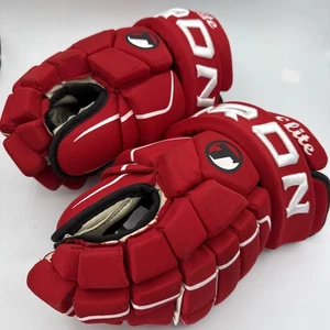 Tron Elite Eishockey Handschuhe rot weiß Roller Inline Erwachsene sehr guter Zustand - Bild 1 von 7