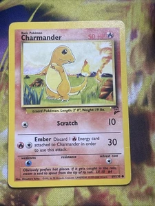 Pokémon TCG Charmander Set Base 2, Carta 69/130, Regolare - Foto 1 di 2