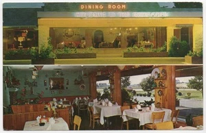 SANTEE/SUMMERTON SC Postcard GAMECOCK HOTEL Diner, ORANGEBURG to GARDEN CITY NY - Picture 1 of 2
