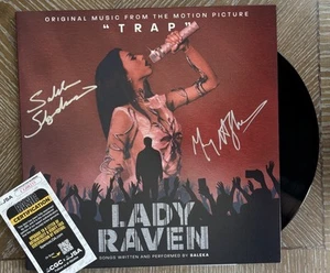 M. Night Shyamalan & Saleka Signed JSA Lady Raven Trap Vinyl Signed LP Record - Picture 1 of 1