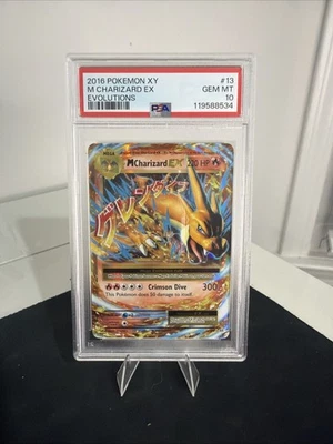 M Charizard EX 13/108 Evolutions Holo PSA 10 - Image 1 of 2