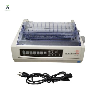 OKI Microline 320 Turbo Dot Matrix Printer 435 CPS Grade B Tested - Picture 1 of 8