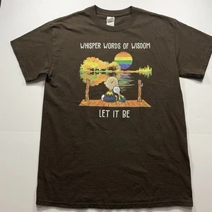 Charlie Brown & Snoopy - "Let It Be" - Beatles Größe M Gildan LGBT Pride - Bild 1 von 5