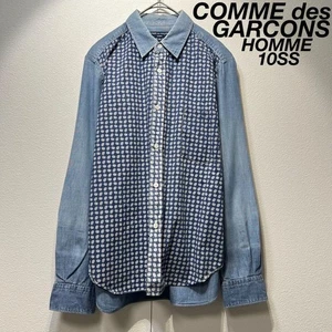 Comme des Garcon Homme High quality paisley design denim shirt XS - Picture 1 of 11