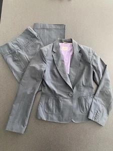 Whistles slate blue summer trouser suit. Size 10 - Picture 1 of 3