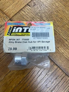 Integy T7005S Silver Aluminum Alloy Brake disk Hub for HPI Savage - Picture 1 of 1