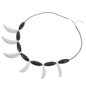 Collar de hombre de las cavernas para hombre bisutería colgante de dientes ajustable con cuentas - Imagen 1 de 20