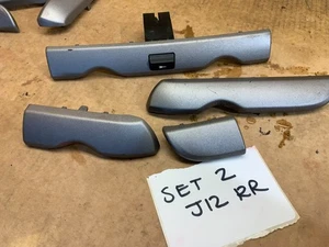 PORSCHE BOXSTER 987 DASH TRIM SET IN GREY J12 SET 2 - Picture 1 of 10