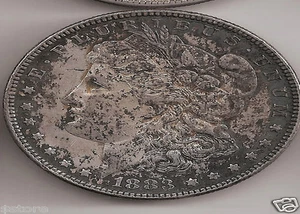 1883-P SILVER MORGAN DOLLAR - Picture 1 of 2