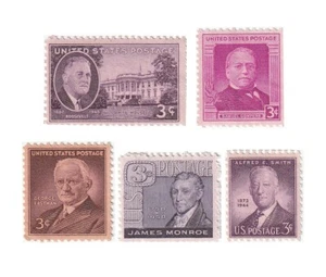 USA Stamp _ 5 Pcs 3 Cent Postage Stamp - Picture 1 of 6