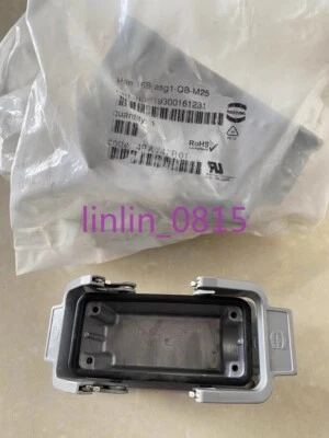 1Pcs New HARTING Connector 19300161231 Base Han-16B-asg1-QB-M25 - Image 1 of 2