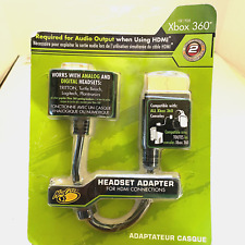 Mad Catz Xbox 360 HDMI and Analog AV Adapter for Headsets new