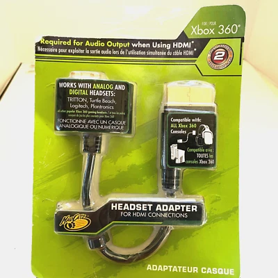Mad Catz Xbox 360 HDMI and Analog AV Adapter for Headsets new - Image 1 of 4