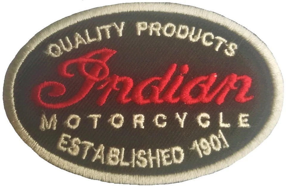 Parches de chaqueta de motocicleta Indian establecidos 1901 Indian Motorbike Indian Patch Foto 1 de 1
