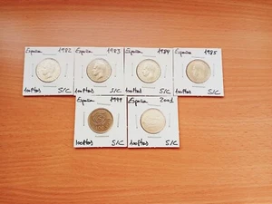 España Lote De Monedas de 100 Pesetas 1982-1983-1984-1985-1999-2001 Sin Circular - Imagen 1 de 7