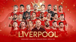 Liverpool Premier League Champions 2025 Poster Print A3 - Picture 1 of 1