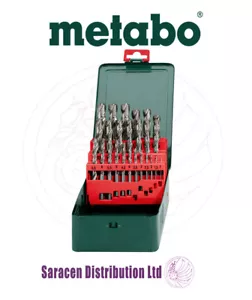 JUEGO DE BROCAS METABO HSS-G 25 PIEZAS EN CAJA METÁLICA, 1 A 13MM - 627154000 - Imagen 1 de 1