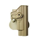 Defense Polymer OWB Paddle Holster, Springfield XD 9mm/.40/.45, XDM : -Z1180FDE