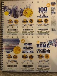 2019 UCLA BRUINS COLLEGE FOOTBALL SEASON TICKET STUB STRIP SHEET SET - Bild 1 von 1