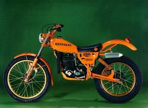 OSSA TR 80 HEADLIGHT NEW OSSA TRIAL ORANGE OEM PART HEADLIGHT OSSA TR80 250cc - Picture 1 of 8