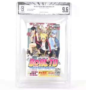 BGS 9.6 BORUTO Naruto Next Generations Vol 1 1st Print w/Obi 2016 manga Jump New - Picture 1 of 4