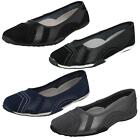 Ladies Down To Earth Slip On Flat Shoes