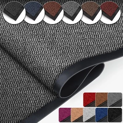 Non Slip Rubber Back Barrier Door Mat Large Heavy Duty Kitchen Rugs Hall Runner - Image 1 of 4