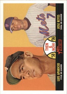 2007 Topps Heritage Then and Now #TN4 Luis Aparicio/Jose Reyes