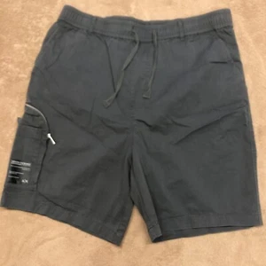 AX Armani Exchange Shorts Men’s Gray Size 36 Elastic Waist Large Pockets - Picture 1 of 11