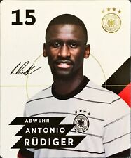 15 Antonio Rüdiger - Fußball - EM - Offizielles DFB-Sammelalbum 2020 - Rewe (8a)