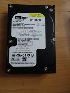 160GB Western Digital WD1600JS-55MHBO 3.5" SATA Internal Hard Drive HDD - Afbeelding 1 van 2