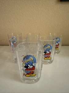 VTG  McDonald's Walt Disney World 2000Celebration Mickey Mouse Lot of 6 Glasses - Picture 1 of 11