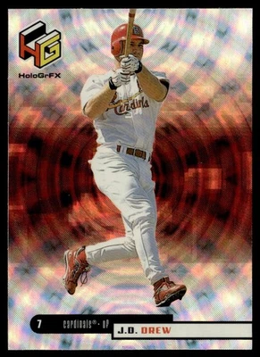 1999 Upper Deck HoloGrFX J.D. Drew Rookie St. Louis Cardinals #49 - Image 1 of 2