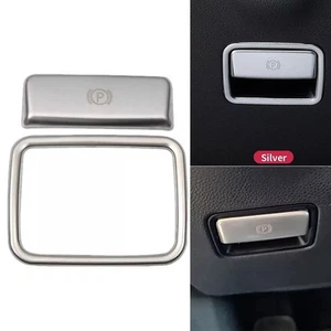 Silver Stainless Steel Parking Hand Brake Sticker Trim for Benz ML350 GL450 - Picture 1 of 12