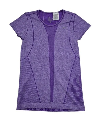 Women's - Nike Dri-Fit Purple Short Sleeve Athletic Top, Size Small - Image 1 of 4