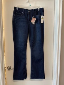 MELISSA MCCARTHY SEVEN7 Slimming Silhouette Bootcut Jeans Gordon Blue size 14 - Picture 1 of 7