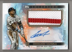 2024 Topps Inception Baseball Patch Autograph #APCCR Ceddanne Rafaela Auto /200 - Picture 1 of 2