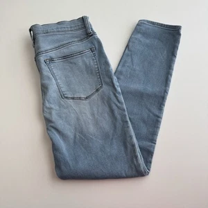 J Crew 9” High Rise Skinny Signature Stretch Denim Blue Jeans Size 29x28 - Picture 1 of 7