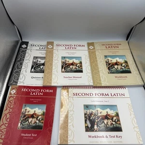 Zweite Form Latein Latein Grammatik Jahrgang 2 Homeschool Lehrplan Set - Bild 1 von 7