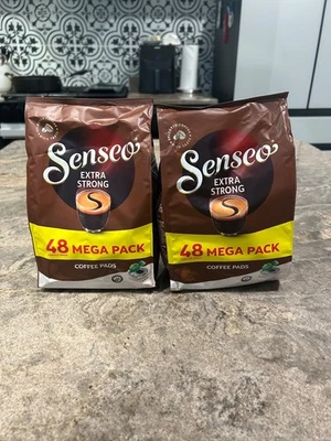 FREE SHIP 96 Senseo EXTRA STRONG Douwe Egberts coffee pods 2 x 48 capsules - Image 1 of 4