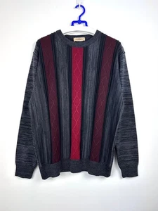 Montechiaro Italy cableknit retro wool sweater XL - Picture 1 of 6