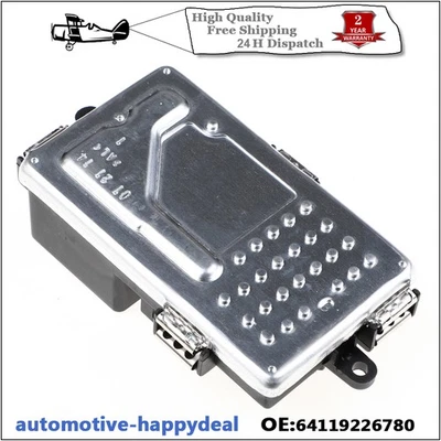 Resistenza motore radiatore soffiatore per BMW Serie 5 7 F07 F10 F11 F01 F02 64119226780 - Immagine 1 di 4