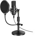 Microfono Condensador De Estudio Profesional Para Pc Youtubers Podcast Streaming